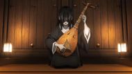 Nakime as seen in the series (Image Source: Studio Ufotable)